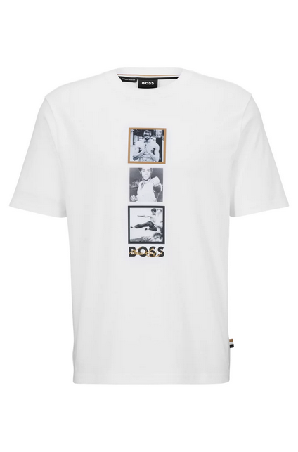 Camiseta BOSS x Bruce Lee con ilustración especial y diseño de género neutro