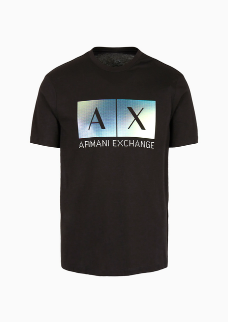 Playera regular fit de algodón con maxilogo estampado